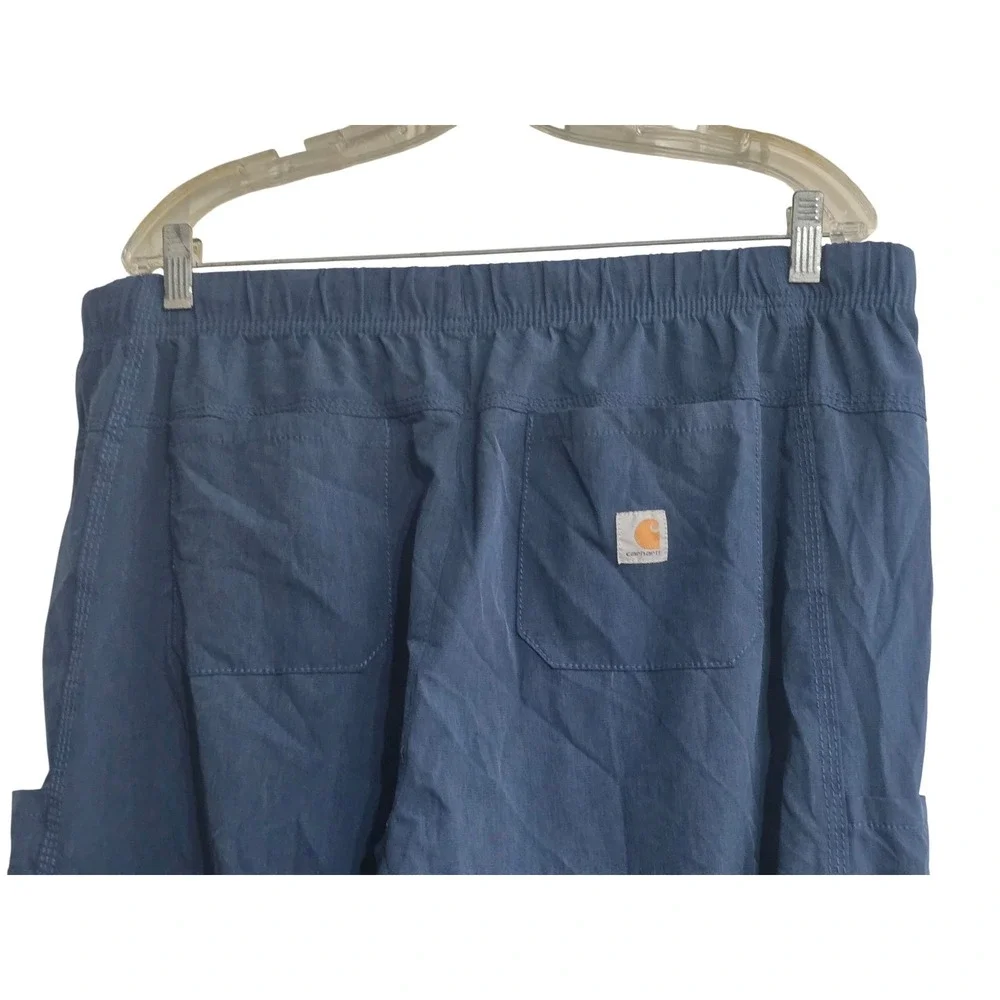 Carhartt Liberty Force Mens Navy Blue Scrub Jogger Pants C52610 Petite XL C9‎